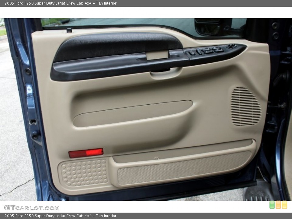 Tan Interior Door Panel for the 2005 Ford F250 Super Duty Lariat Crew Cab 4x4 #69375358