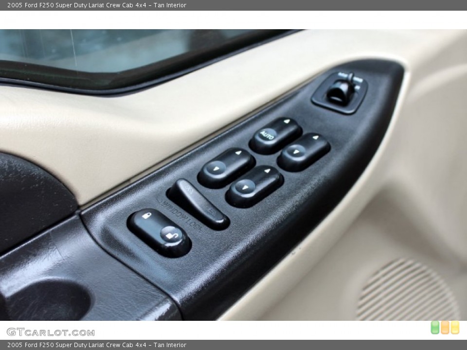 Tan Interior Controls for the 2005 Ford F250 Super Duty Lariat Crew Cab 4x4 #69375376