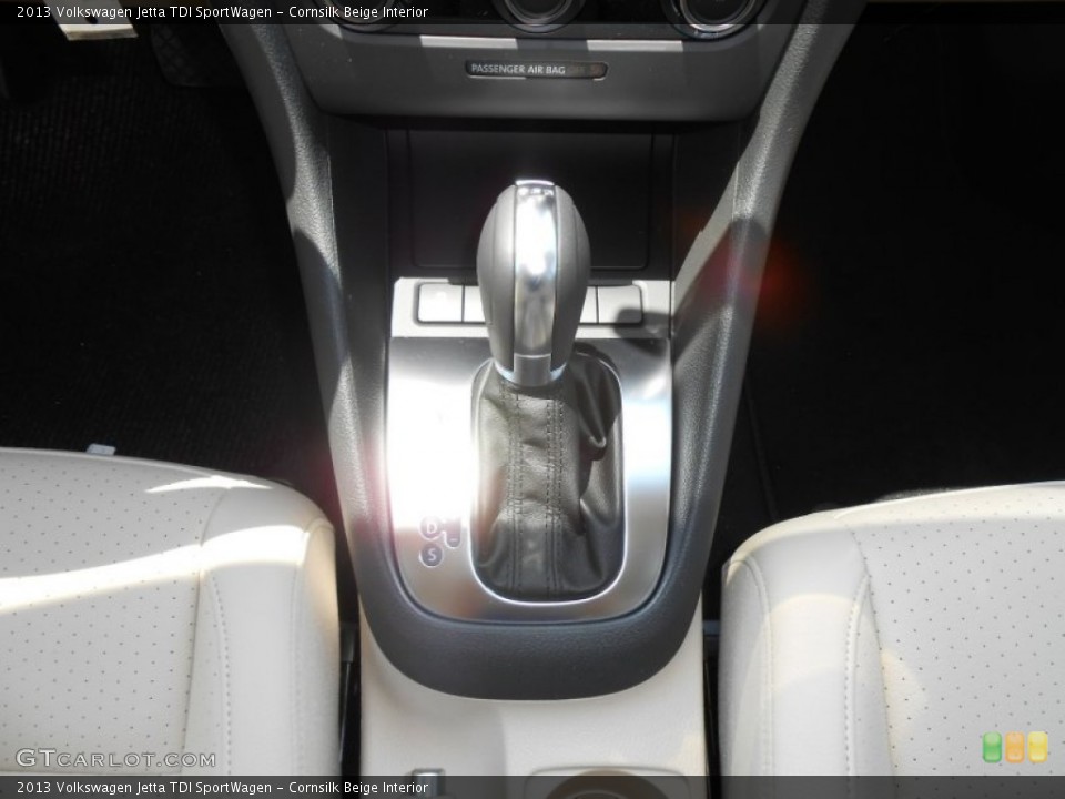 Cornsilk Beige Interior Transmission for the 2013 Volkswagen Jetta TDI SportWagen #69377752