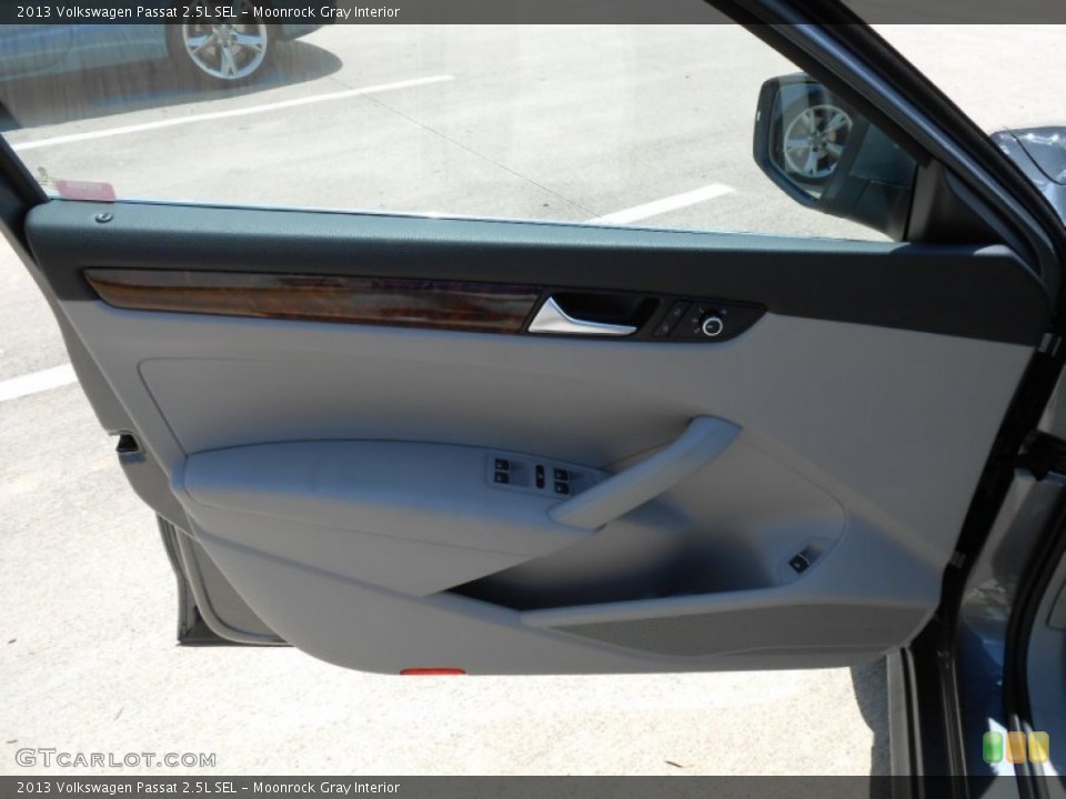 Moonrock Gray Interior Door Panel for the 2013 Volkswagen Passat 2.5L SEL #69378319