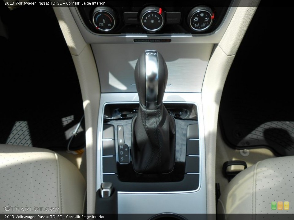 Cornsilk Beige Interior Transmission for the 2013 Volkswagen Passat TDI SE #69379015