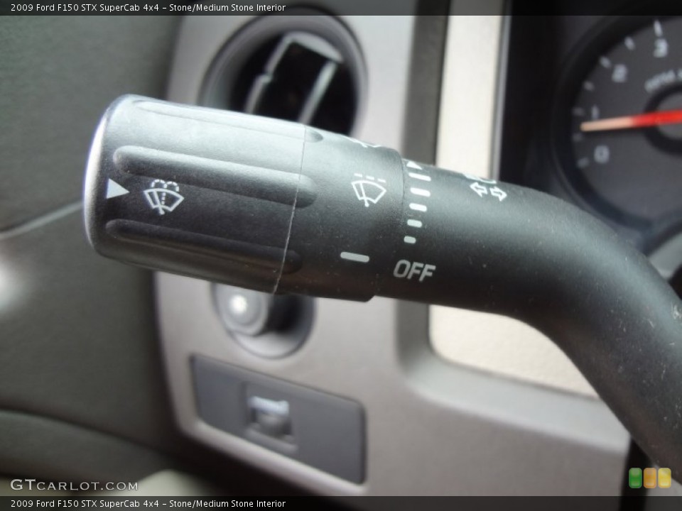 Stone/Medium Stone Interior Controls for the 2009 Ford F150 STX SuperCab 4x4 #69381079