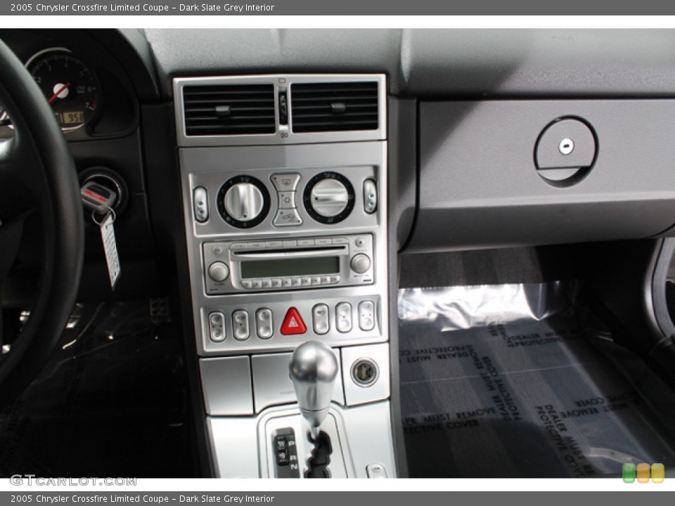 Dark Slate Grey Interior Controls for the 2005 Chrysler Crossfire Limited Coupe #69381106