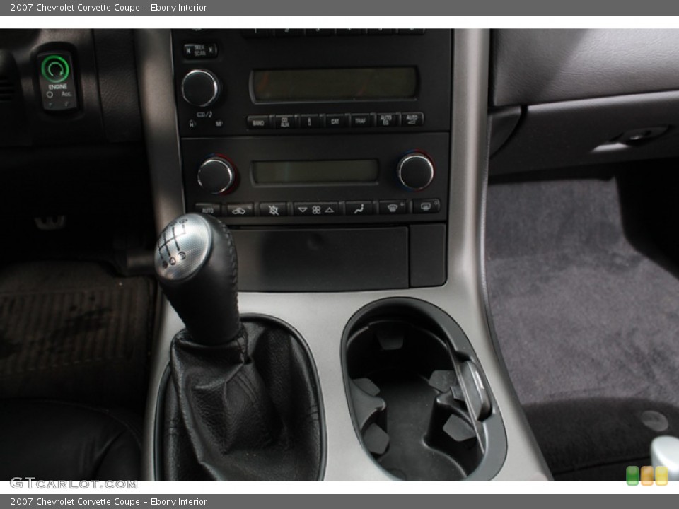 Ebony Interior Transmission for the 2007 Chevrolet Corvette Coupe #69381356