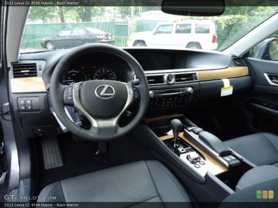Black Interior Prime Interior for the 2013 Lexus GS 450h Hybrid #69382768