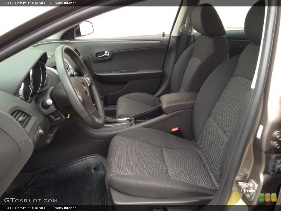 Ebony Interior Front Seat for the 2011 Chevrolet Malibu LT #69384652