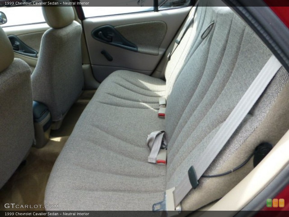 Neutral Interior Rear Seat for the 1999 Chevrolet Cavalier Sedan #69385774