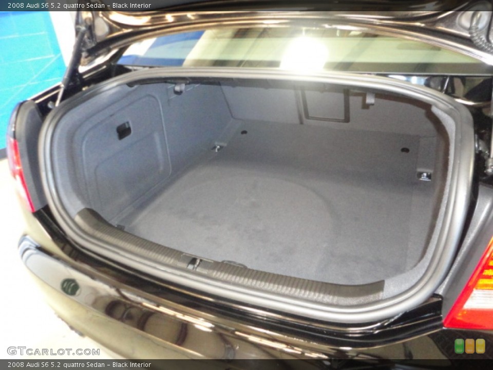 Black Interior Trunk for the 2008 Audi S6 5.2 quattro Sedan #69385789
