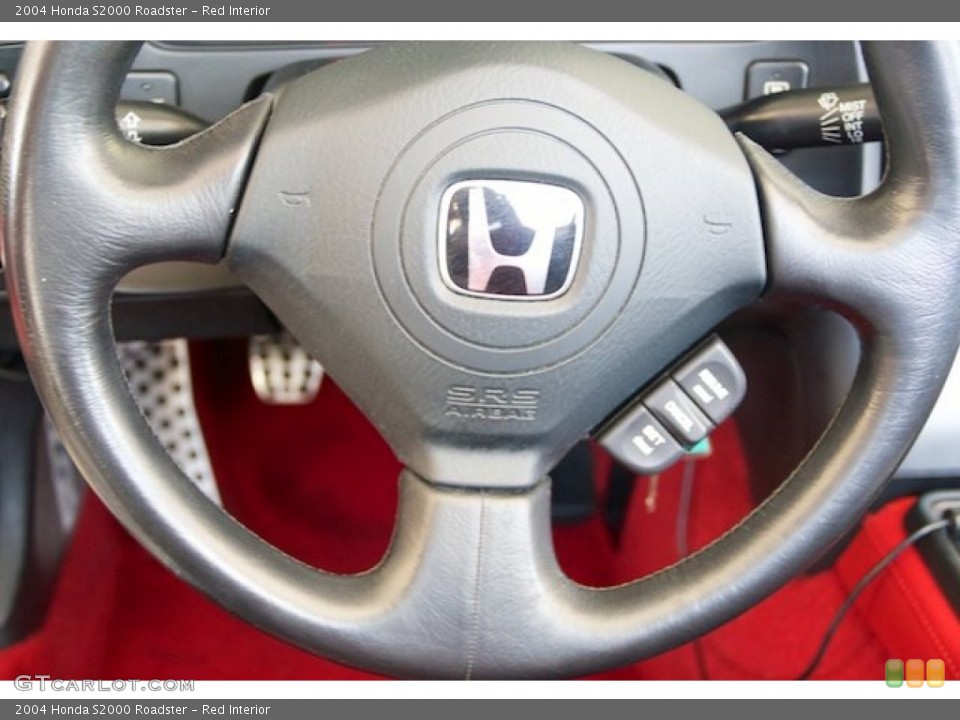 Red Interior Steering Wheel for the 2004 Honda S2000 Roadster #69386431
