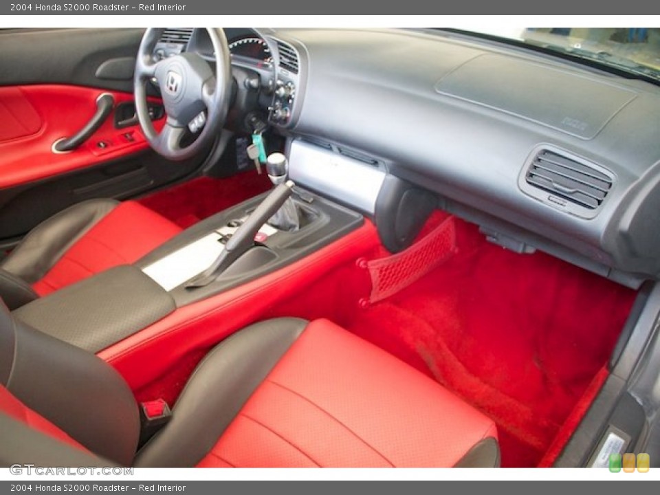 Red Interior Dashboard for the 2004 Honda S2000 Roadster #69386473