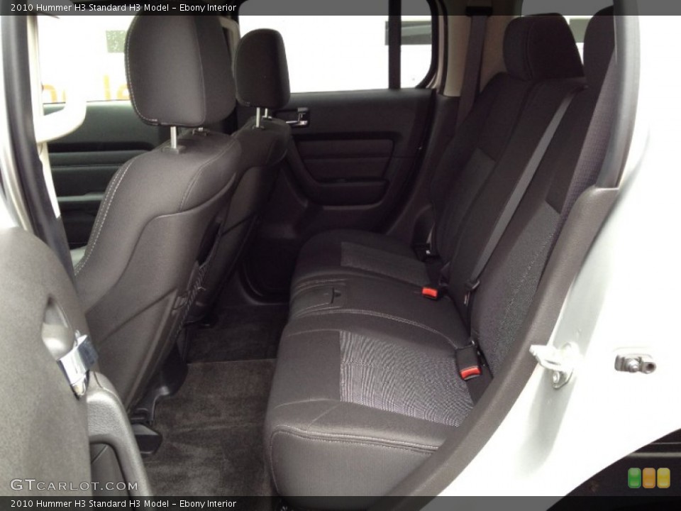 Ebony Interior Photo for the 2010 Hummer H3  #69386509