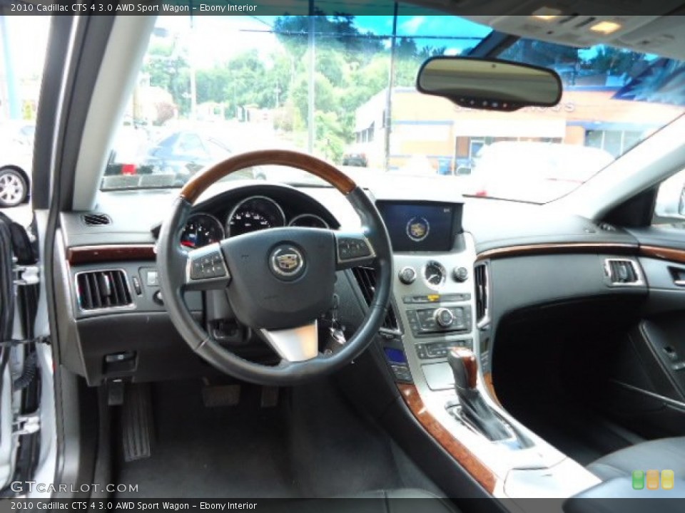 Ebony Interior Dashboard for the 2010 Cadillac CTS 4 3.0 AWD Sport Wagon #69387640