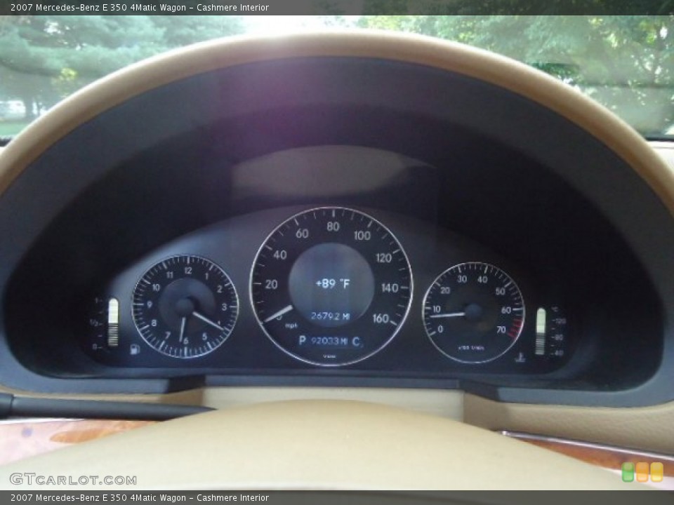 Cashmere Interior Gauges for the 2007 Mercedes-Benz E 350 4Matic Wagon #69389152