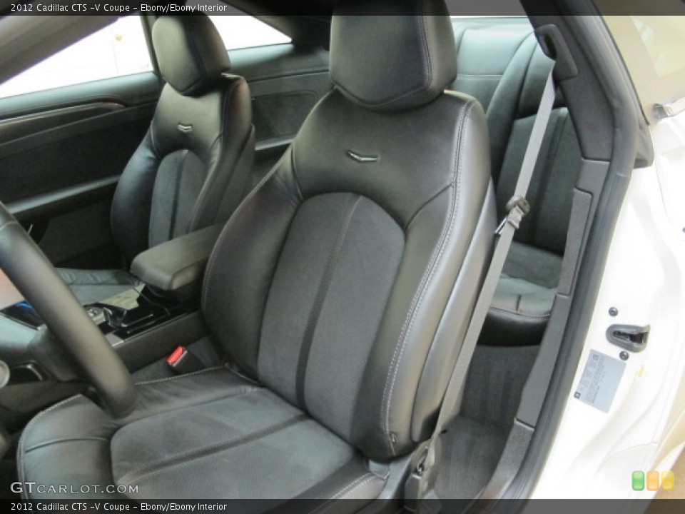 Ebony/Ebony Interior Front Seat for the 2012 Cadillac CTS -V Coupe #69389455