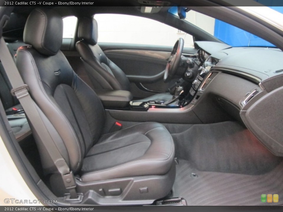 Ebony/Ebony Interior Front Seat for the 2012 Cadillac CTS -V Coupe #69389464
