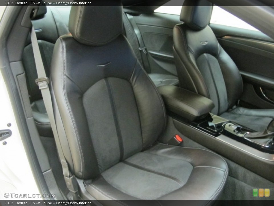 Ebony/Ebony Interior Front Seat for the 2012 Cadillac CTS -V Coupe #69389470