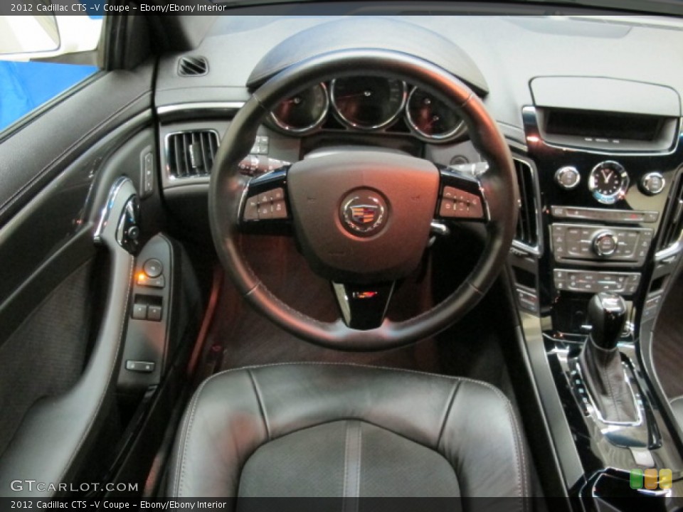 Ebony/Ebony Interior Steering Wheel for the 2012 Cadillac CTS -V Coupe #69389482