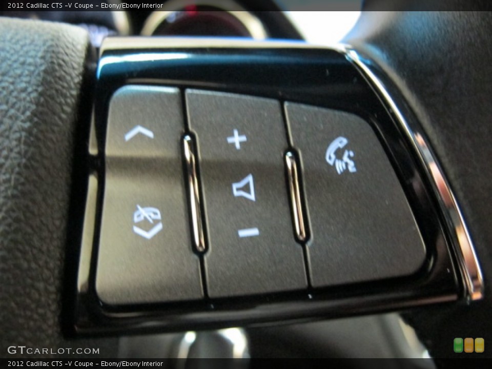 Ebony/Ebony Interior Controls for the 2012 Cadillac CTS -V Coupe #69389599