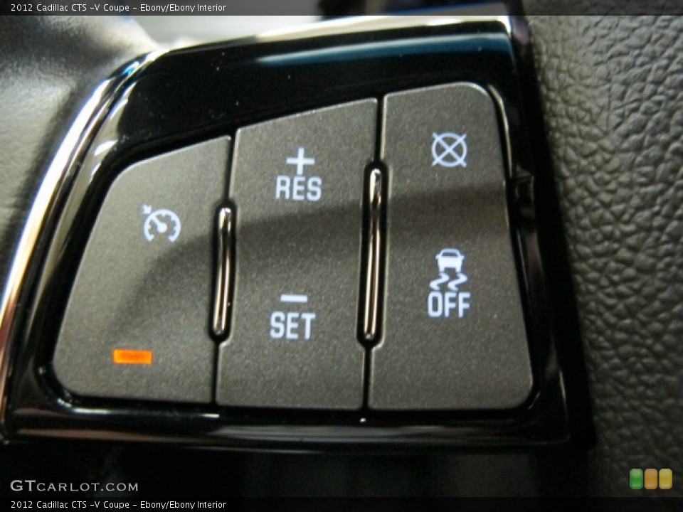 Ebony/Ebony Interior Controls for the 2012 Cadillac CTS -V Coupe #69389608