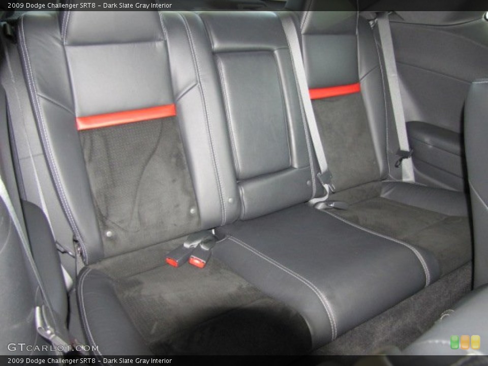 Dark Slate Gray Interior Rear Seat for the 2009 Dodge Challenger SRT8 #69390436