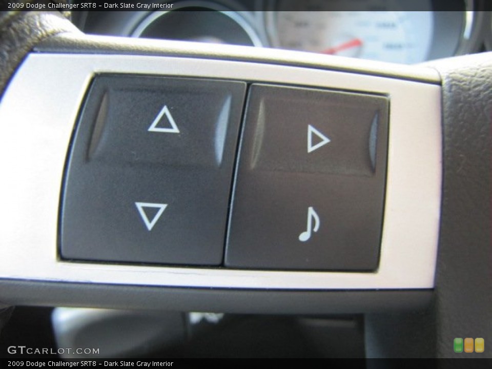 Dark Slate Gray Interior Controls for the 2009 Dodge Challenger SRT8 #69390547