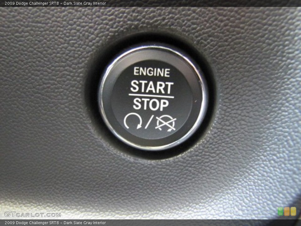 Dark Slate Gray Interior Controls for the 2009 Dodge Challenger SRT8 #69390598