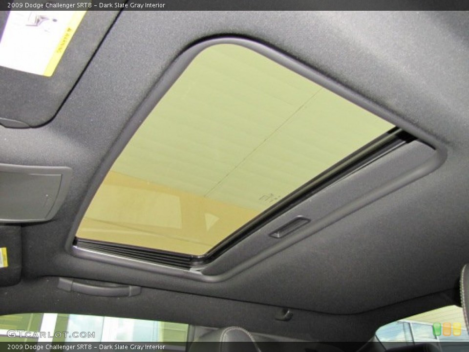 Dark Slate Gray Interior Sunroof for the 2009 Dodge Challenger SRT8 #69390634