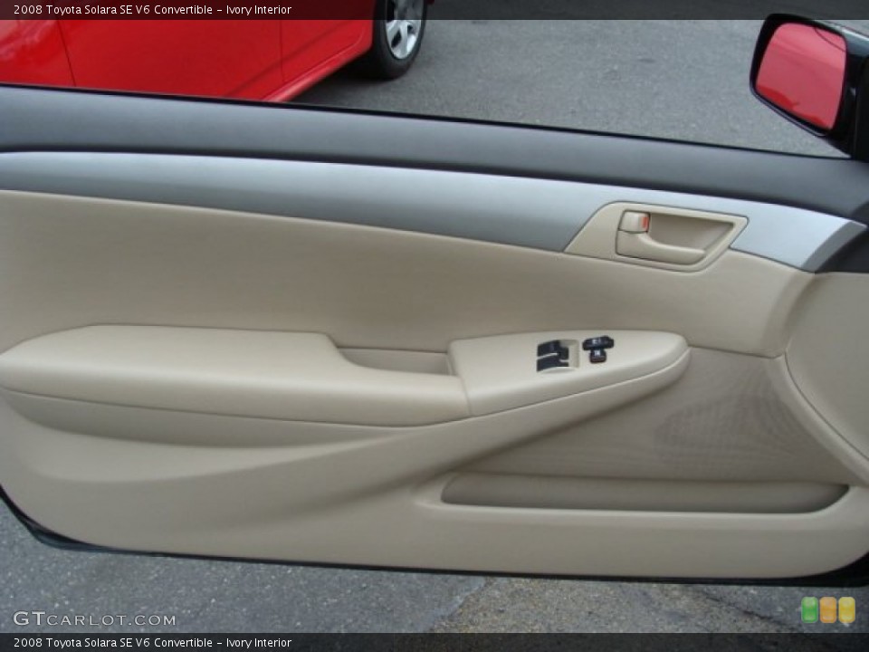 Ivory Interior Door Panel for the 2008 Toyota Solara SE V6 Convertible #69391276