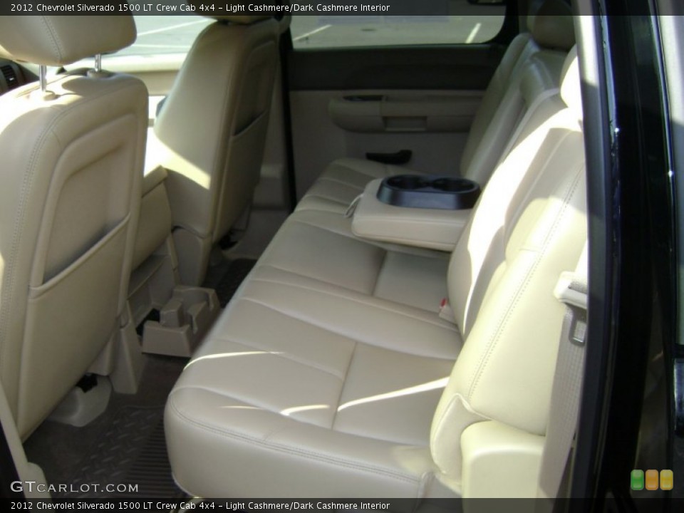 Light Cashmere/Dark Cashmere Interior Rear Seat for the 2012 Chevrolet Silverado 1500 LT Crew Cab 4x4 #69391447
