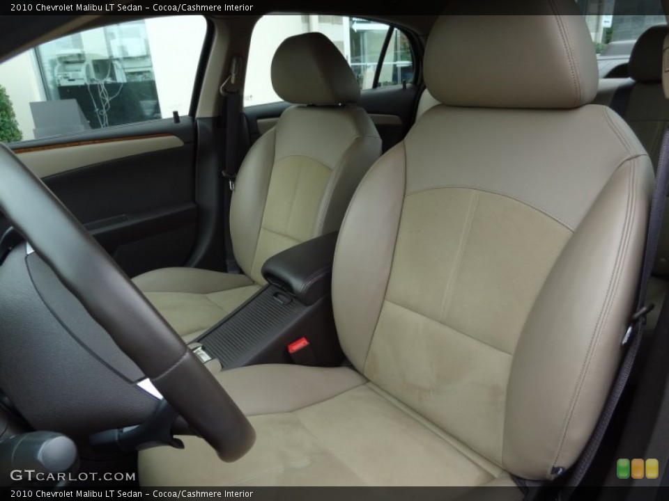 Cocoa/Cashmere Interior Front Seat for the 2010 Chevrolet Malibu LT Sedan #69393193