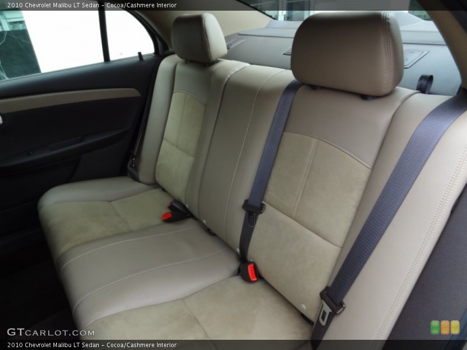 Cocoa/Cashmere Interior Rear Seat for the 2010 Chevrolet Malibu LT Sedan #69393220