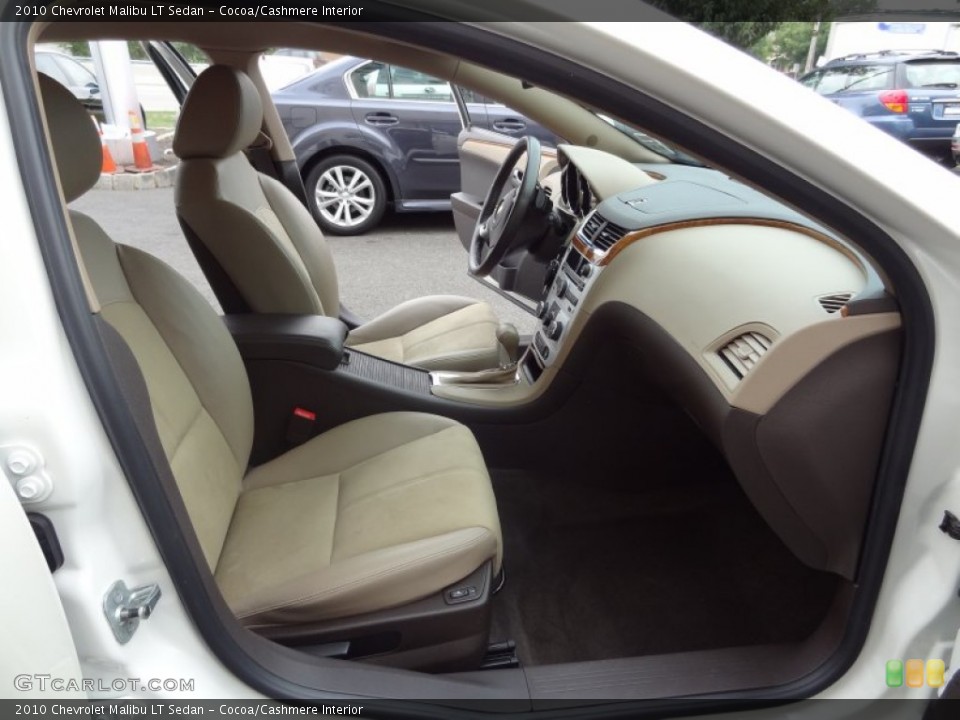 Cocoa/Cashmere Interior Front Seat for the 2010 Chevrolet Malibu LT Sedan #69393229
