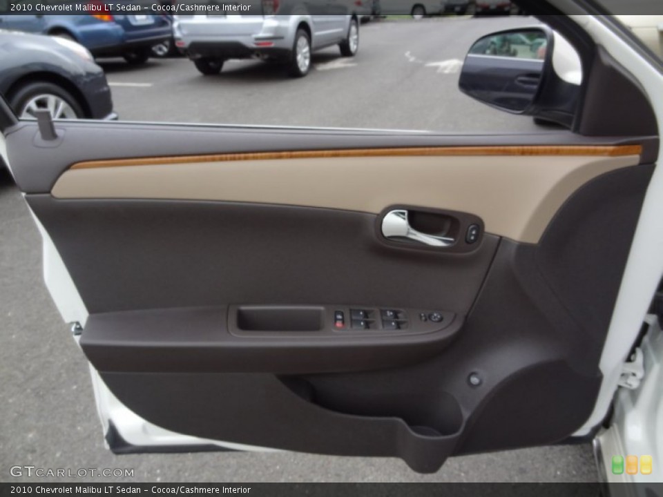 Cocoa/Cashmere Interior Door Panel for the 2010 Chevrolet Malibu LT Sedan #69393304