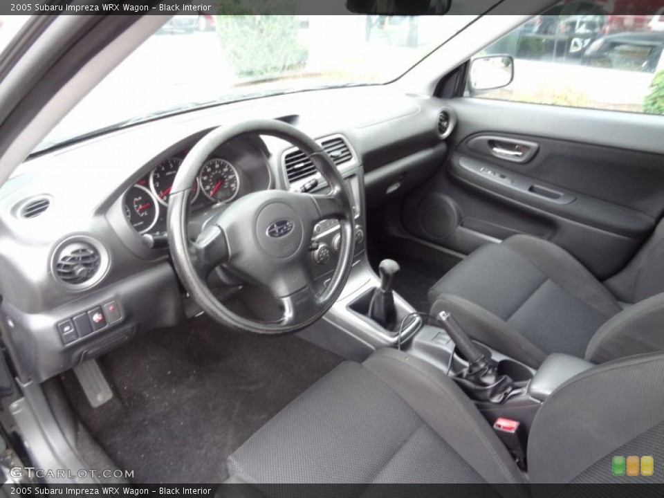 Black Interior Prime Interior for the 2005 Subaru Impreza WRX Wagon #69393529