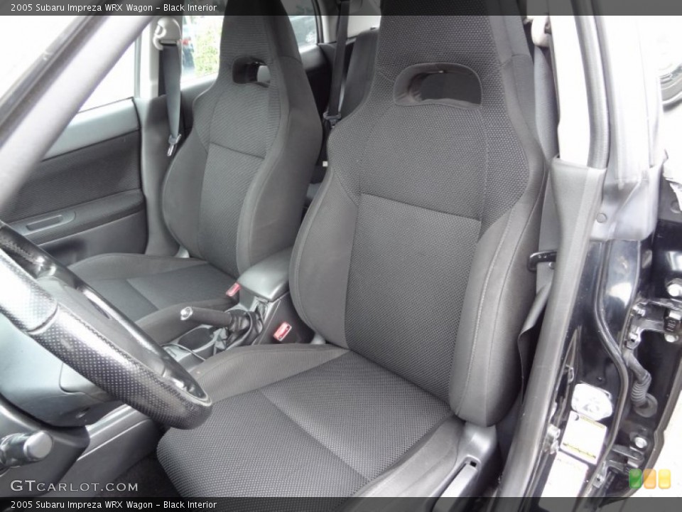 Black Interior Front Seat for the 2005 Subaru Impreza WRX Wagon #69393539