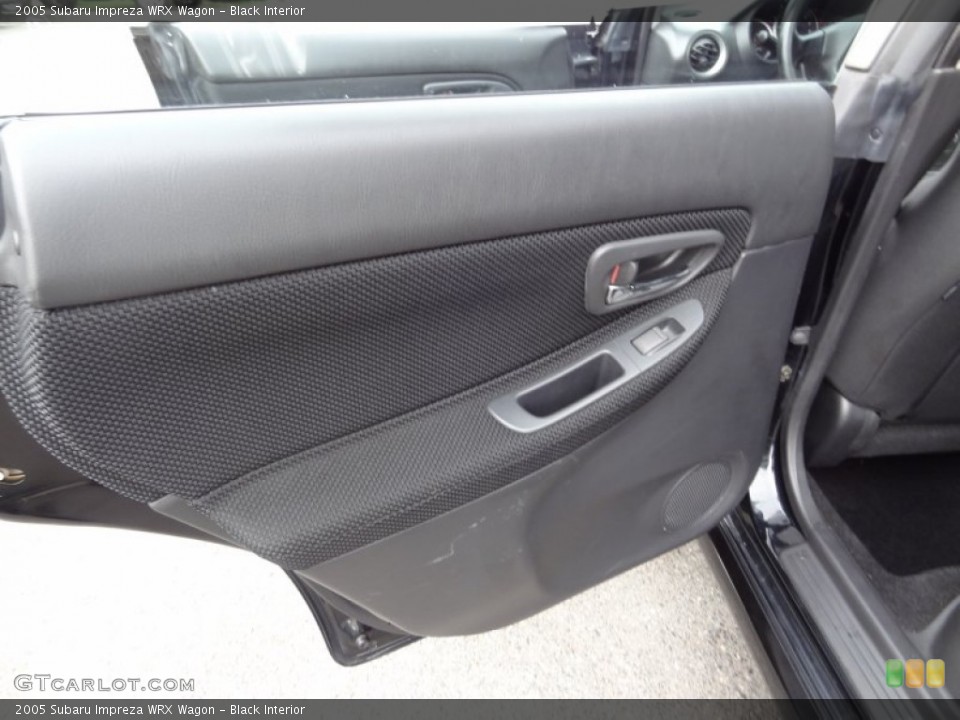Black Interior Door Panel for the 2005 Subaru Impreza WRX Wagon #69393646