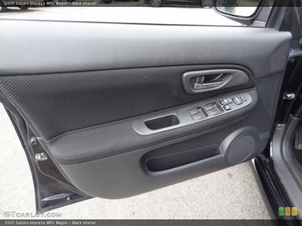 Black Interior Door Panel for the 2005 Subaru Impreza WRX Wagon #69393655