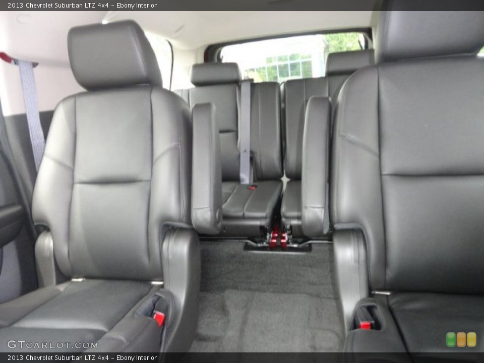 Ebony Interior Rear Seat for the 2013 Chevrolet Suburban LTZ 4x4 #69394543