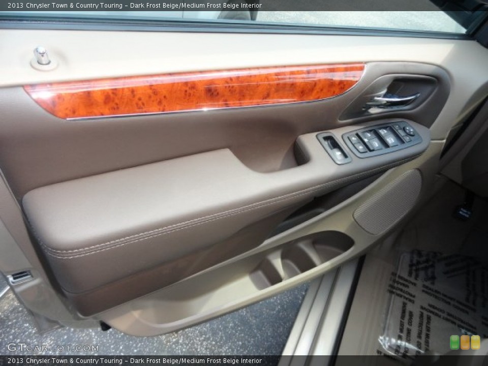 Dark Frost Beige/Medium Frost Beige Interior Door Panel for the 2013 Chrysler Town & Country Touring #69394618
