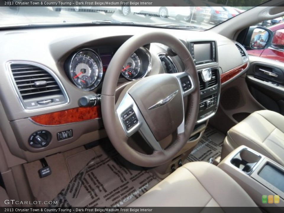 Dark Frost Beige/Medium Frost Beige Interior Dashboard for the 2013 Chrysler Town & Country Touring #69394660
