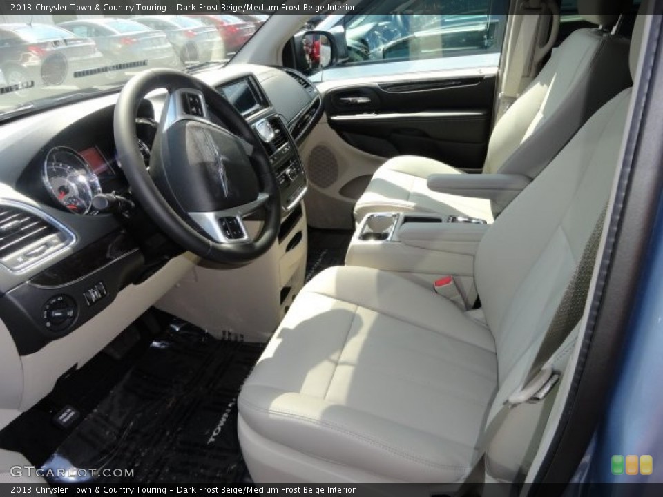 Dark Frost Beige/Medium Frost Beige Interior Front Seat for the 2013 Chrysler Town & Country Touring #69394705