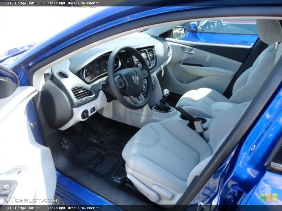 Black/Light Diesel Gray Interior Photo for the 2013 Dodge Dart SXT #69394903