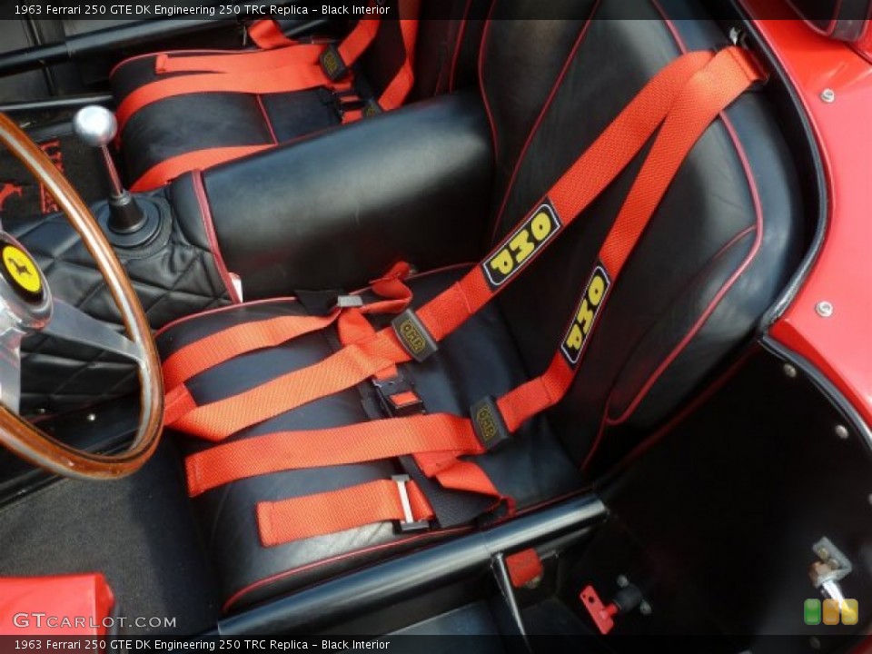 Black Interior Front Seat for the 1963 Ferrari 250 GTE DK Engineering 250 TRC Replica #69396920