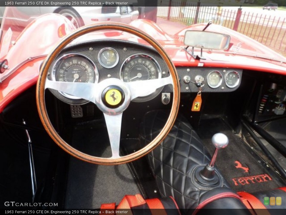 Black Interior Steering Wheel for the 1963 Ferrari 250 GTE DK Engineering 250 TRC Replica #69396946
