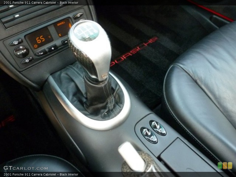Black Interior Transmission for the 2001 Porsche 911 Carrera Cabriolet #69397291