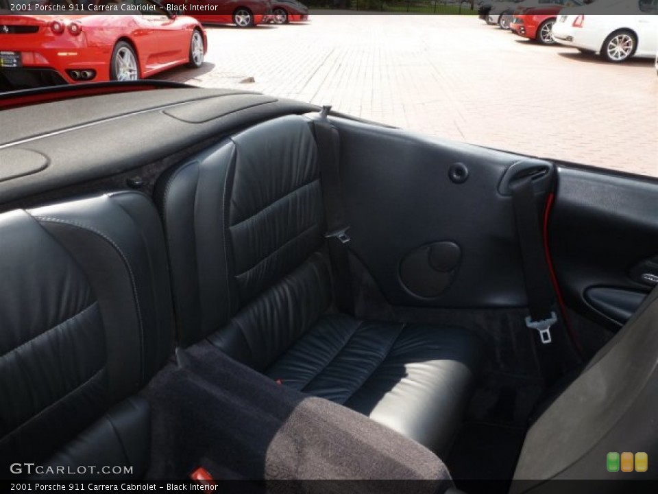 Black Interior Photo for the 2001 Porsche 911 Carrera Cabriolet #69397309