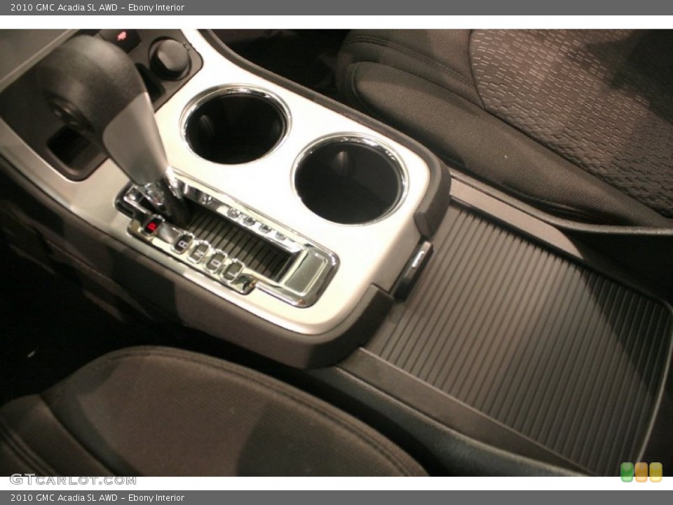 Ebony Interior Transmission for the 2010 GMC Acadia SL AWD #69397837