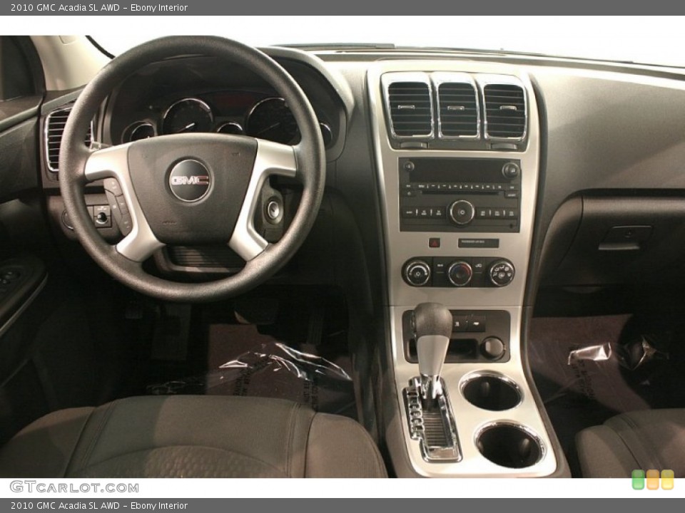 Ebony Interior Dashboard for the 2010 GMC Acadia SL AWD #69397876