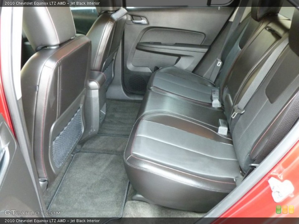 Jet Black Interior Rear Seat for the 2010 Chevrolet Equinox LTZ AWD #69398188