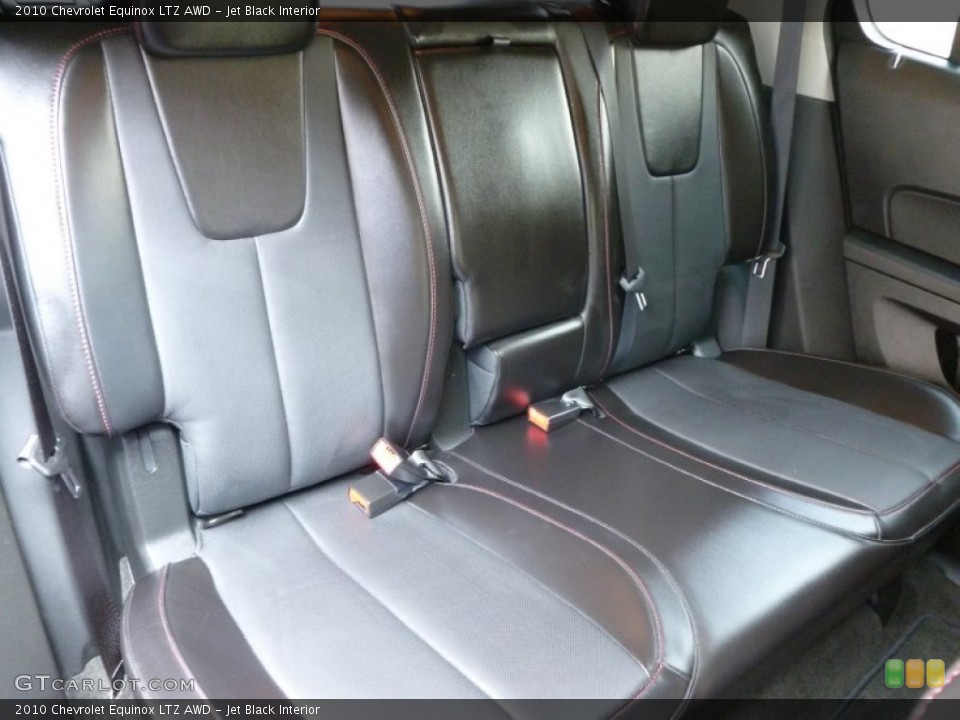 Jet Black Interior Rear Seat for the 2010 Chevrolet Equinox LTZ AWD #69398224